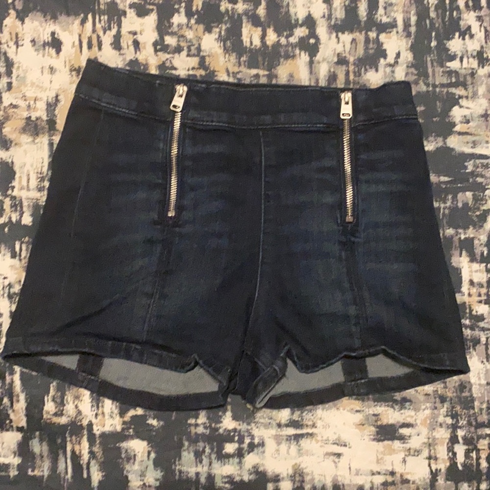 Express Denim High Waisted Shorts